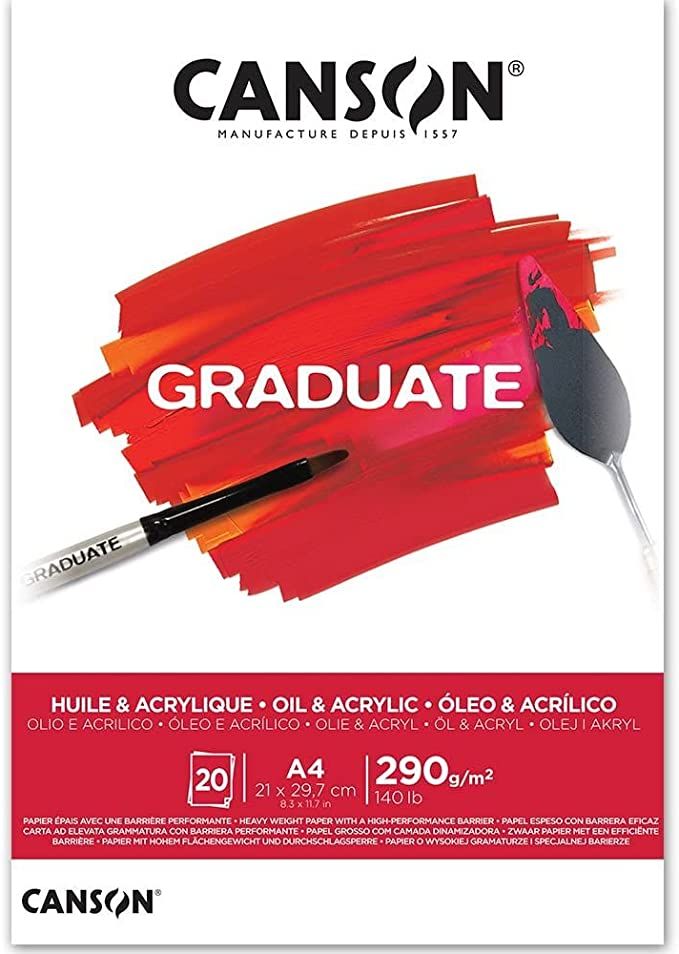 Bloco Grad. Oleo e Acr A4 290g 20F Ref.C4...