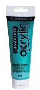 Tinta Acril. DR Graduate 120ml Verde Meta...