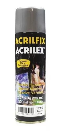 Verniz Fixador AcrilFix Fosco Mate 300ml ...