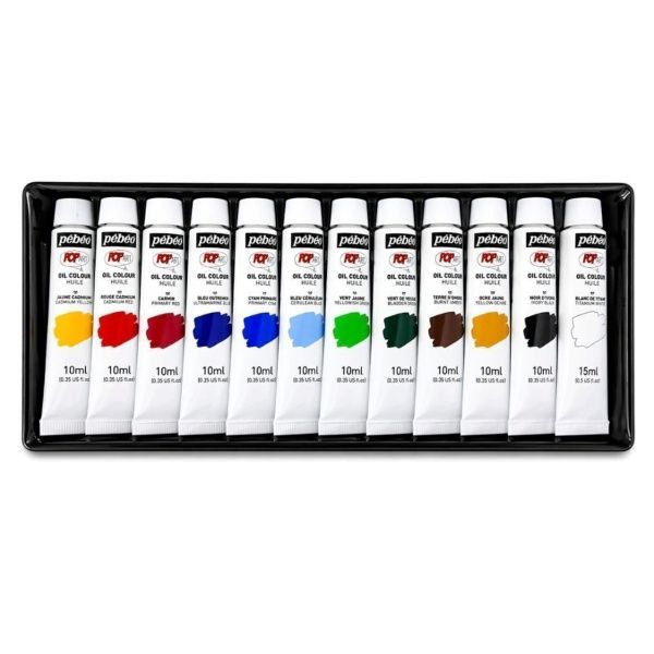 Tinta a Óleo Pebeo 11x10ml+1x15ml cores R...