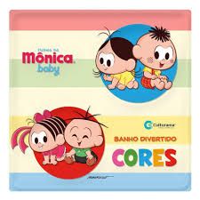 Livro Banho Divertido Cores Turma da Moni...