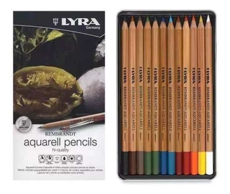 Lapis Aquarela 12 Cor Lyra Rembrad Ref.20...