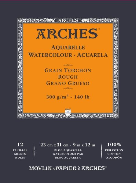 Bloco Aquarela Arches Grao Rugos 23x31cm ...