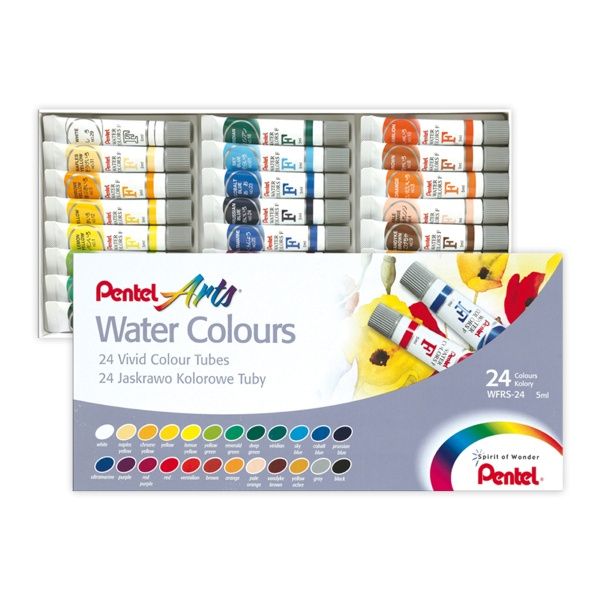 Tinta Aquarela 24 Cor 05ml Base D