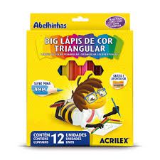 Lapis de Cor 12 Cor Big Triangular Ref.09697