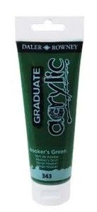 Tinta Acril. DR Graduate 120ml Verde Hooker