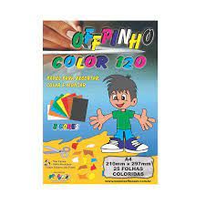 Papel Criativo Color A4 120g 25Fls Ref.10075