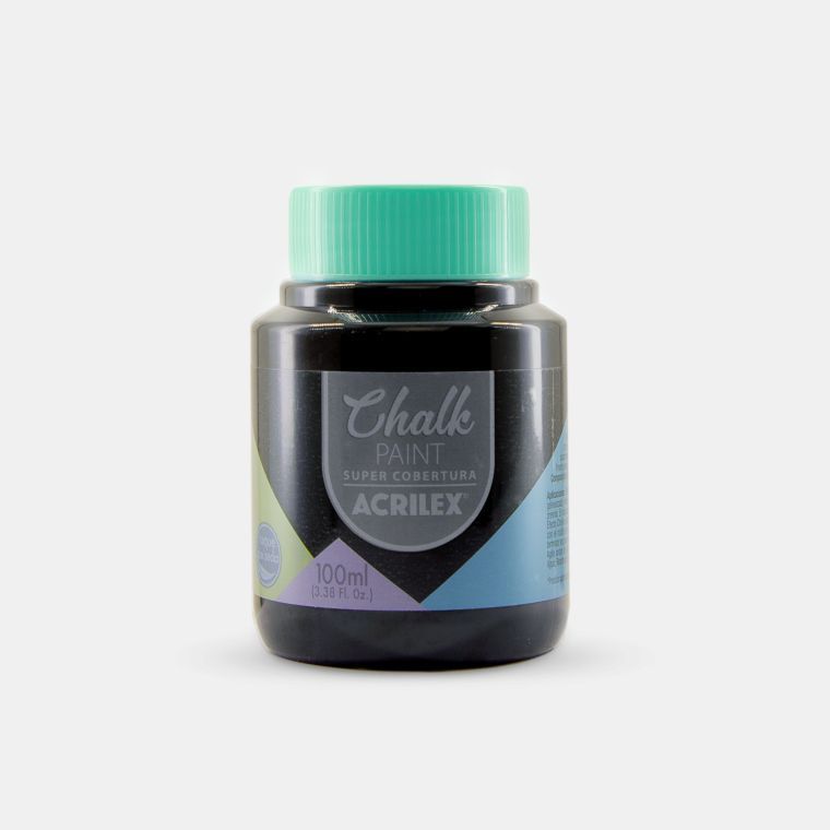 Tinta Chalk Paint 100ml Ref.5610-520 Preto