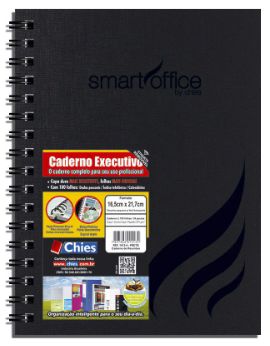 Caderno CD ¼ 100F p/Reuniões Ref.1413 Preto