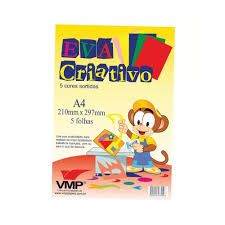 Eva Criativo A4 5Fls Cores Sortido Ref.0-...