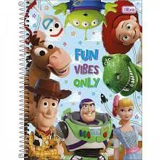 Caderno CD Univ. Toy Story 01Mat.80Fls Re...