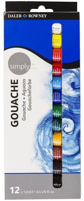 Tinta Guache DR Simply 12ml 12 Cores Ref....