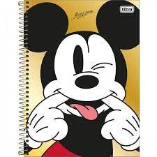 Caderno CD Univ. Mickey 10Mat. 160Fls Ref...