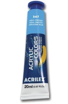 Tinta Acril. Color 20ml Ref.347 Az Ceruleo