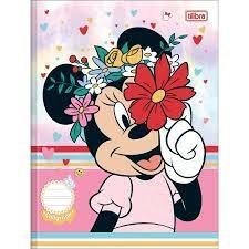 Caderno Brochura CD 40Fl Calig Minnie Ref...