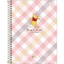 Caderno CD Univ. Pooh 10Mat. 160Fls Ref.3...