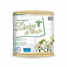 Papel Hig Rolao 8x300 Branco Lirios 