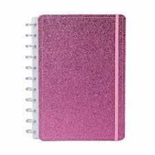 Caderno Disko M 80F 90g Shine Rosa