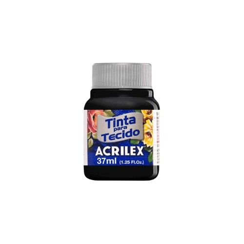 Tinta p/Tecido Fosca 37ml Ref.520 Preto