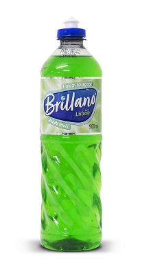 Detergente 500ml Brillano Limão