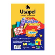 Papel Criativo A4 120g 24Fls Ref.25062