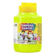 Tinta Tempera Guache 250ml Ref.2025-504 A...