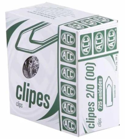 Clips Galvanizado 2/0 c/100Un ACC