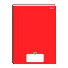 Caderno Brochurão CD 96F Stiff Vermelho J...