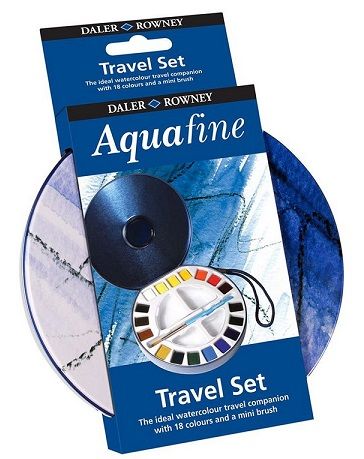 Aquarela Pastilhas Aquafine 18 Cor.  Ref....