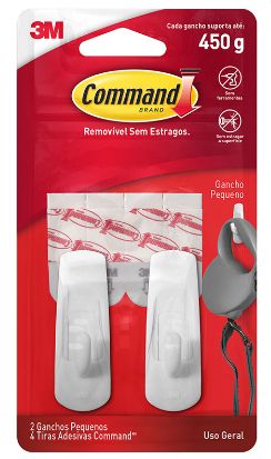Gancho Plás. Ades. PQ 450g c/2Un Ref.CM0568