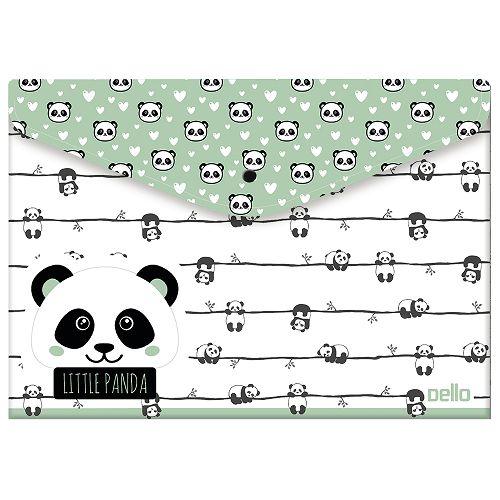 Envelope A4 C/botão Panda Ref.0018.02 Verde 