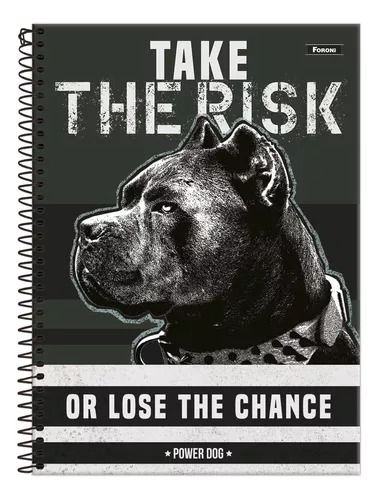 Caderno CD 80F 1Mat Power Dog Fsc 