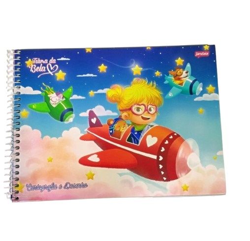 Caderno Des. CD 80Fls  275x200mm Turma Be...