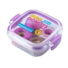 Borracha Lancheira Mini Donuts c/4un 