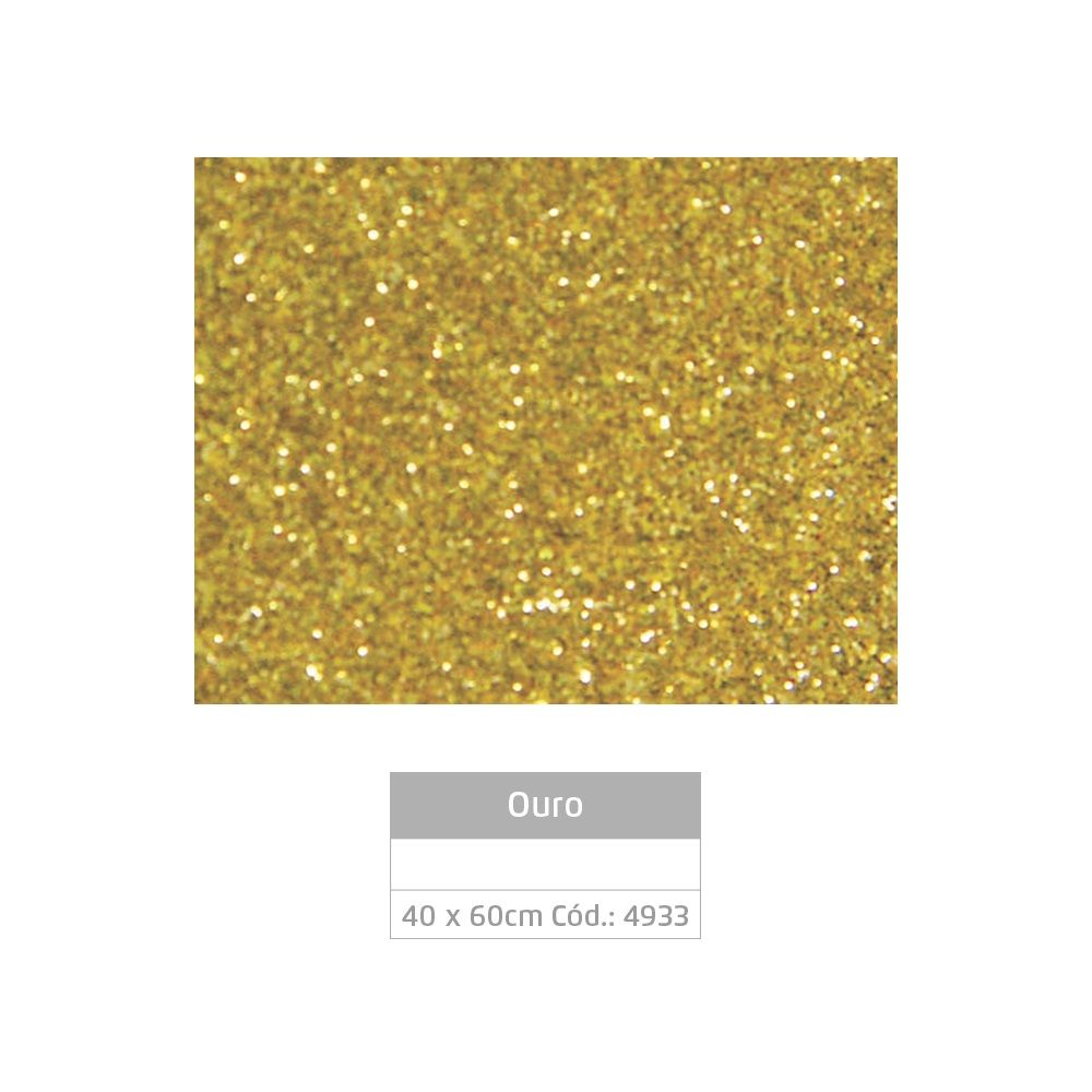 EVA c/Glitter 40x60 Leo&Leo Ouro Ref.4933 