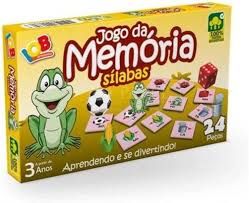 Jogo Da Memória Silabas c/24 Peças Ref.68