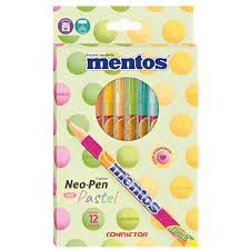 Pincel Hidrog. Neon Pen Mentos c/12 Cores...