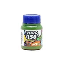 Tinta Vitro 150 Base Agua 37ml Verde Folha