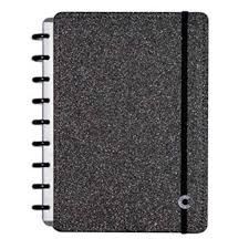 Caderno Disko M 80F 90g Shine Preto 