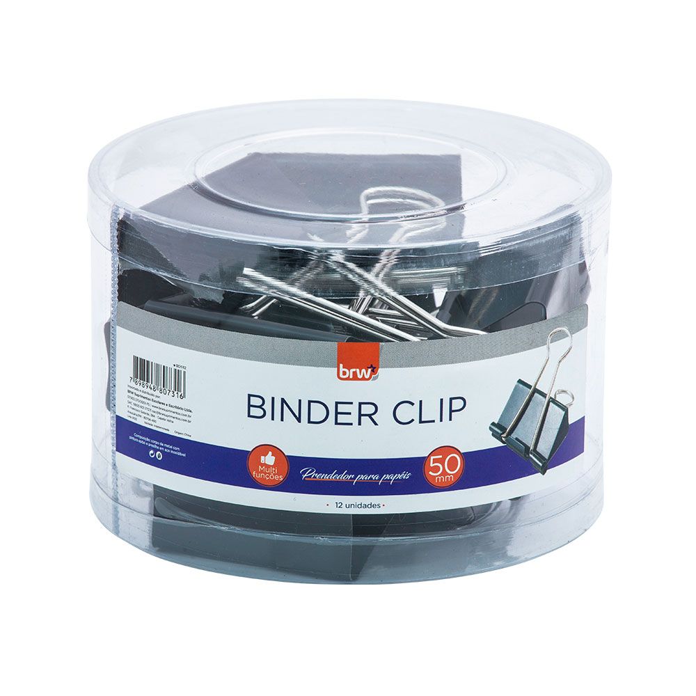 Prendedor de Papel 50mm Ref.BD5012 BRW