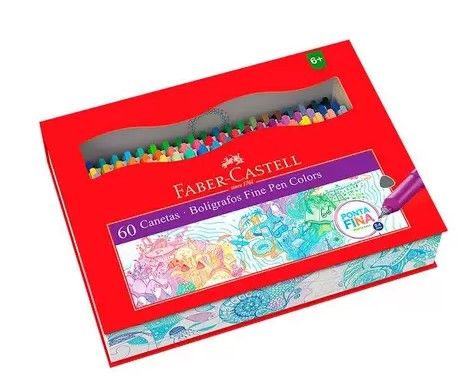 Caneta Fine Pen Colors 60 Cores Ref.FPB/E...