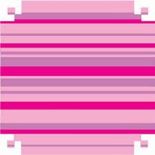 Papel Colorset Fantasia 48x66 Listrado Rosa