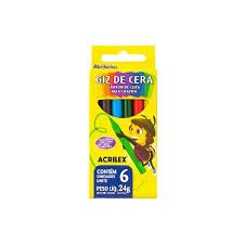 Giz de Cera 6 Cores Ref.09006