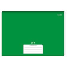 Caderno Brochura CD 96Fls Desenho Verde Fsc