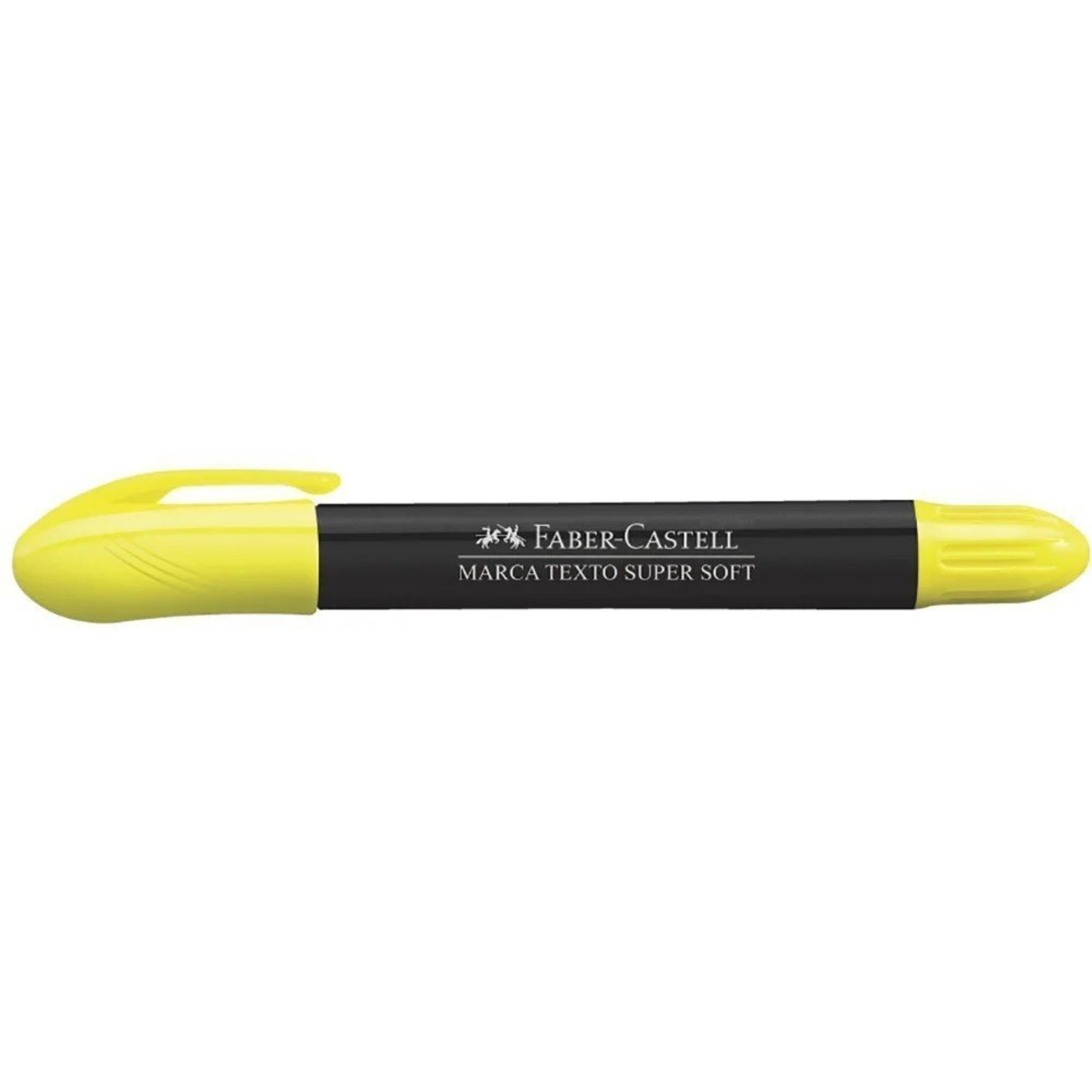 Pincel Marca Texto Super Gel Amarelo Fabe...