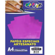 Papel Lamicote Rose Gold A4 250g 10F Ref....
