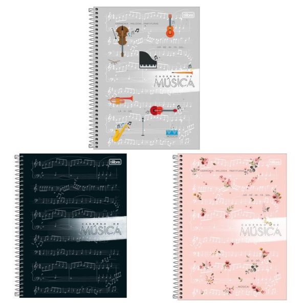 Caderno Univ. Musica 80fls Ref.306185