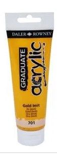 Tinta Acril. DR Graduate 120ml Ouro