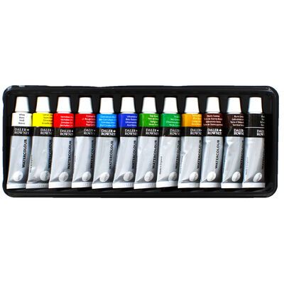 Tinta Aquarela DR Simply 12ml 12 Cores Re...