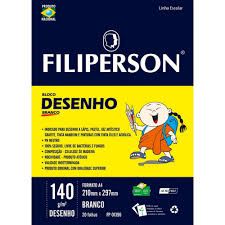 Bloco Desenho A4 180g 20Fls Ref.01652 Bra...